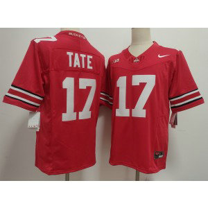 NCAA Ohio State Buckeyes 17 Carnell Tate Red F.U.S.E. Vapor Limited Men Jersey NCAA Ohio State Buckeyes 17 Carnell Tate Red F.U.S.E. Vapor Limited Men Jersey
