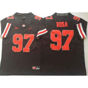 NCAA Ohio State Buckeyes 97 Joey Bosa Black Shadow Nike College Football Men Jersey