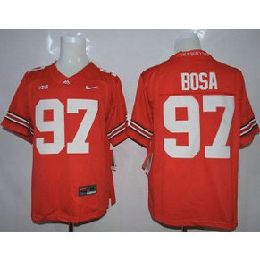 NCAA Ohio State Buckeyes 97 Joey Bosa Red Limited Men Jersey With Big Patch NCAA Ohio State Buckeyes 97 Joey Bosa Red Limited Men Jersey With Big Patch