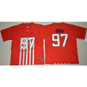 NCAA Ohio State Buckeyes Nick Bosa 97 Red Football 2016-17 Elite Men Jersey NCAA Ohio State Buckeyes Nick Bosa 97 Red Football 2016-17 Elite Men Jersey