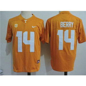NCAA Tennessee Volunteers 14 Berry Orange Men Jersey