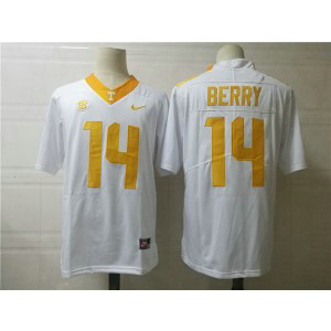 NCAA Tennessee Volunteers 14 Berry White Men Jersey