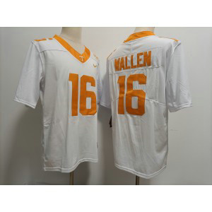 NCAA Tennessee Volunteers 16 Morgan Wallen White 2023 F.U.S.E Vapor Limited Men Jersey