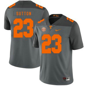 NCAA Tennessee Volunteers 23 Cameron Sutton Gray Nike College Football Legend Men Jersey