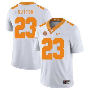 NCAA Tennessee Volunteers 23 Cameron Sutton White Nike College Football Legend Men Jersey