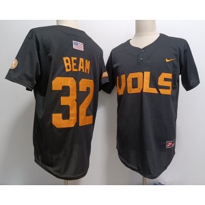 NCAA Tennessee Volunteers 32 Drew Beam Black Vapor Limited Men Jersey