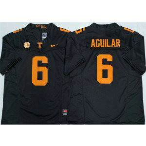 NCAA Tennessee Volunteers 6 Joey Aguilar Black F.U.S.E. Vapor Limited Men Jersey