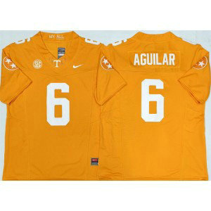 NCAA Tennessee Volunteers 6 Joey Aguilar Orange F.U.S.E. Vapor Limited Men Jersey