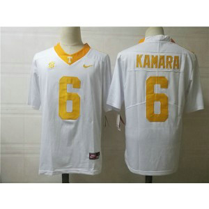 NCAA Tennessee Volunteers 6 Kamara White Men Jersey