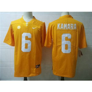NCAA Tennessee Volunteers 6 Kamara Yellow Men Jersey