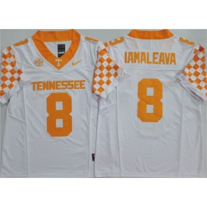 NCAA Tennessee Volunteers 8 Nico Iamaleava White F.U.S.E. Vapor Limited Men Jersey