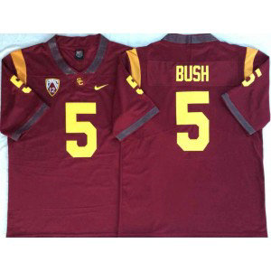 NCAA USC Trojans 5 Reggie Bush Red College Football Men Jersey NCAA USC Trojans 5 Reggie Bush Red College Football Men Jersey