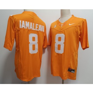 NCAA Volunteers 8 Nico Iamaleava Orange F.U.S.E. Vapor Limited Men Jersey with Sec Patch