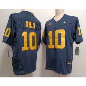 NCAA Wolverines 10 Alex Orji Navy F.U.S.E. Vapor Limited Men Jersey