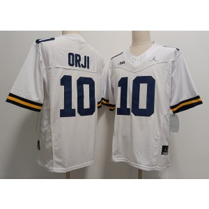 NCAA Wolverines 10 Alex Orji White F.U.S.E. Vapor Limited Men Jersey