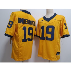 NCAA Wolverines 19 Bryce Underwood Yellow F.U.S.E. Vapor Limited Men Jersey