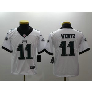 NFL Eagles 11 Carson Wentz White Vapor Untouchable Nike Limited Youth Jersey NFL Eagles 11 Carson Wentz White Vapor Untouchable Nike Limited Youth Jersey