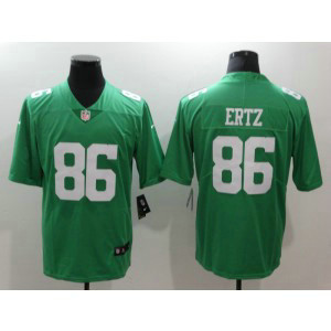 NFL Eagles 86 Zach Ertz Green Throwback Vapor Untouchable Nike Limited Men Jersey