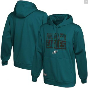NFL Eagles New Era Midnight Green School of Hard Knocks Pullover Hoodie NFL Eagles New Era Midnight Green School of Hard Knocks Pullover Hoodie