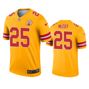 NFL Kansas City Chiefs 25 LeSean McCoy Gold Inverted Legend Men Jersey NFL Kansas City Chiefs 25 LeSean McCoy Gold Inverted Legend Men Jersey