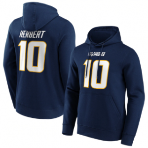 NFL Los Angeles Chargers 10 Justin Herbert Navy Hoodie NFL Los Angeles Chargers 10 Justin Herbert Navy Hoodie