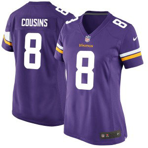 NFL Minnesota Vikings 8 Kirk Cousins Nike Purple Women Jersey NFL Minnesota Vikings 8 Kirk Cousins Nike Purple Women Jersey