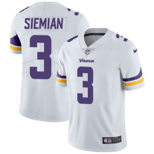 NFL Nike Minnesota Vikings 3 Trevor Siemian White Vapor Untouchable Limited Men Jersey NFL Nike Minnesota Vikings 3 Trevor Siemian White Vapor Untouchable Limited Men Jersey
