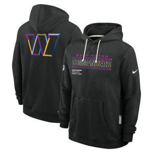 NFL Washington Commanders Black 2025 Crucial Catch Dri-FIT Hoodie NFL Washington Commanders Black 2025 Crucial Catch Dri-FIT Hoodie