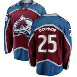 NHL Avalanche 25 Logan O'Connor Burgundy Adidas Men Jersey NHL Avalanche 25 Logan O'Connor Burgundy Adidas Men Jersey
