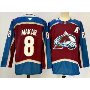 NHL Avalanche 8 Cale Makar Burgundy 2024 New Fanatics Men Jersey NHL Avalanche 8 Cale Makar Burgundy 2024 New Fanatics Men Jersey