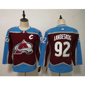 NHL Avalanche 92 Gabriel Landeskog Adidas Youth Jersey NHL Avalanche 92 Gabriel Landeskog Adidas Youth Jersey