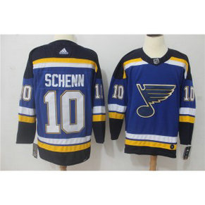 NHL Blues 10 Brayden Schenn Blue Adidas Men Jersey NHL Blues 10 Brayden Schenn Blue Adidas Men Jersey