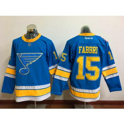 NHL Blues 15 Robby Fabbri 2017 Winter Classic Blue Reebok Men Jersey