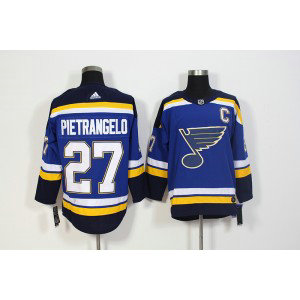 NHL Blues 27 Alex Pietrangelo Blue Adidas Men Jersey NHL Blues 27 Alex Pietrangelo Blue Adidas Men Jersey
