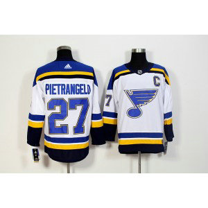 NHL Blues 27 Alex Pietrangelo White Adidas Men Jersey NHL Blues 27 Alex Pietrangelo White Adidas Men Jersey