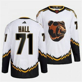 NHL Bruins 71 Taylor Hall White 2022-23 Retro Adidas Men Jersey NHL Bruins 71 Taylor Hall White 2022-23 Retro Adidas Men Jersey