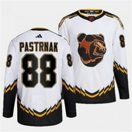NHL Bruins 88 David Pastrnak White 2022-23 Retro Adidas Men Jersey NHL Bruins 88 David Pastrnak White 2022-23 Retro Adidas Men Jersey