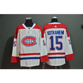 NHL Canadiens 15 Jesperi Kotkaniemi White Adidas Men Jersey NHL Canadiens 15 Jesperi Kotkaniemi White Adidas Men Jersey