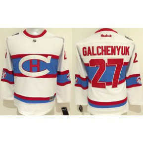 NHL Canadiens 27 Alex Galchenyuk White 2016 Winter Classic Youth Jersey
