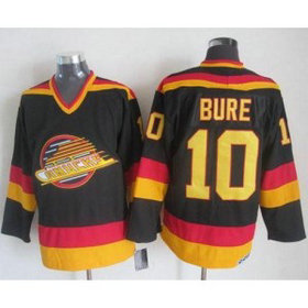 NHL Canucks 10 Pavel Bure Black CCM Throwback Men Jersey NHL Canucks 10 Pavel Bure Black CCM Throwback Men Jersey