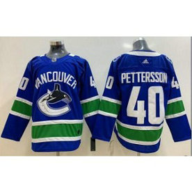 NHL Canucks 40 Elias Pettersson Blue Adidas Men Jerseys NHL Canucks 40 Elias Pettersson Blue Adidas Men Jerseys