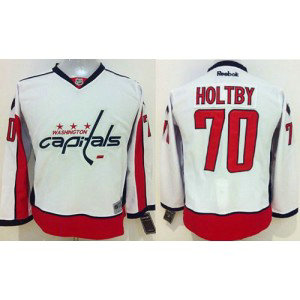 NHL Capitals 70 Braden Holtby White Youth Jersey NHL Capitals 70 Braden Holtby White Youth Jersey