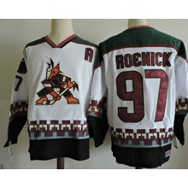 NHL Coyotes 97 Jeremy Roenick White Men Jersey NHL Coyotes 97 Jeremy Roenick White Men Jersey