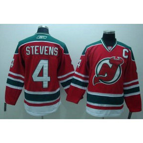 NHL Devils 4 Scott Stevens Red CCM Team Classic Men Jersey NHL Devils 4 Scott Stevens Red CCM Team Classic Men Jersey