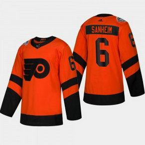NHL Flyers 6 Travis Sanheim 2019 Stadium Series Orange Adidas Men Jersey NHL Flyers 6 Travis Sanheim 2019 Stadium Series Orange Adidas Men Jersey