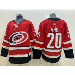 NHL Hurricanes 20 Sebastian Aho Red Adidas Men Jersey NHL Hurricanes 20 Sebastian Aho Red Adidas Men Jersey