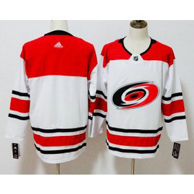 NHL Hurricanes Blank White Adidas Men Jersey NHL Hurricanes Blank White Adidas Men Jersey
