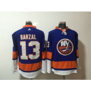 NHL Islanders 13 Mathew Barzal Blue Adidas Men Jerseys NHL Islanders 13 Mathew Barzal Blue Adidas Men Jerseys
