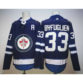 NHL Jets 33 Dustin Byfuglien Blue Adidas Men Jersey NHL Jets 33 Dustin Byfuglien Blue Adidas Men Jersey