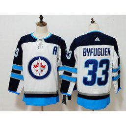 NHL Jets 33 Dustin Byfuglien White Adidas Men Jersey NHL Jets 33 Dustin Byfuglien White Adidas Men Jersey